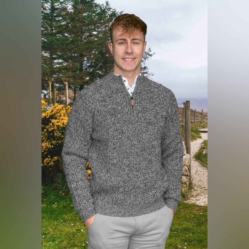 Killybegs Black Forest Marl Sweater